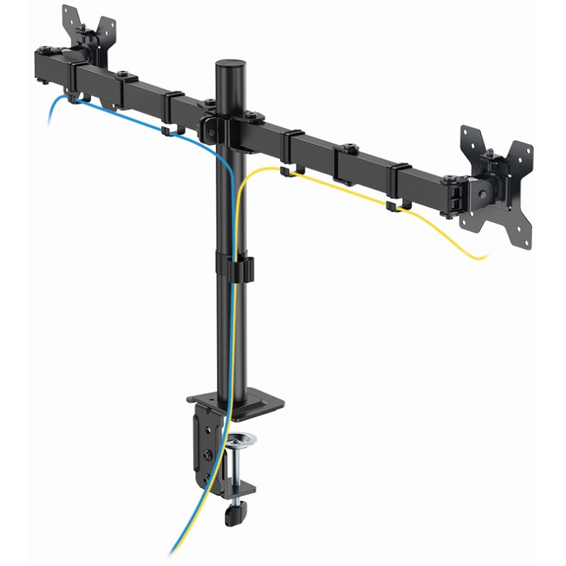 LogiLink monitor mount, black, with clamp, 17-32 inch, VESA 75×75/100×100