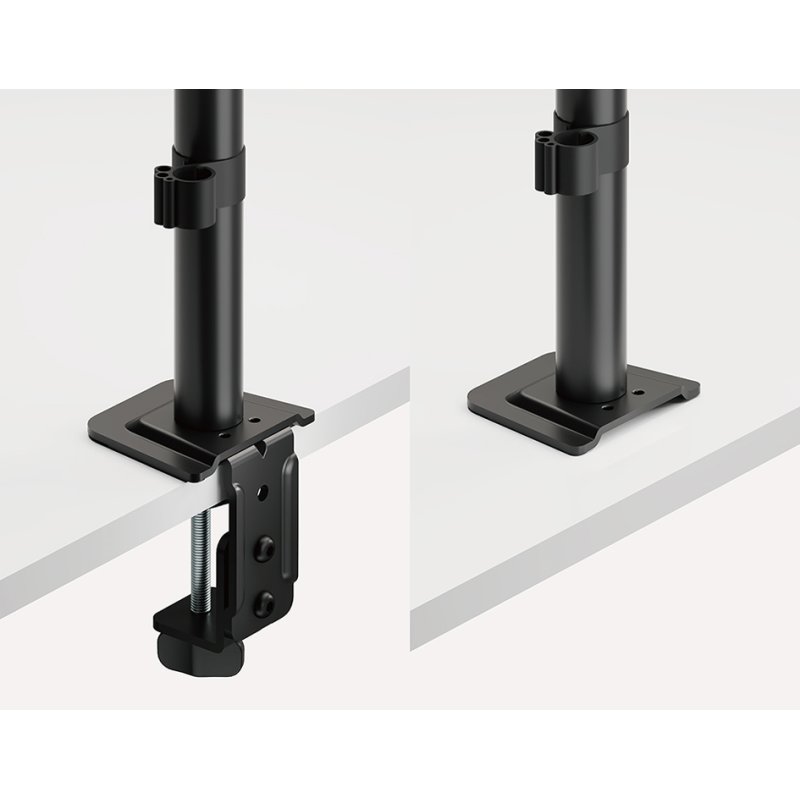 LogiLink support moniteur BP0218, 17-27 pouces, avec pince, VESA 75×75/100×100