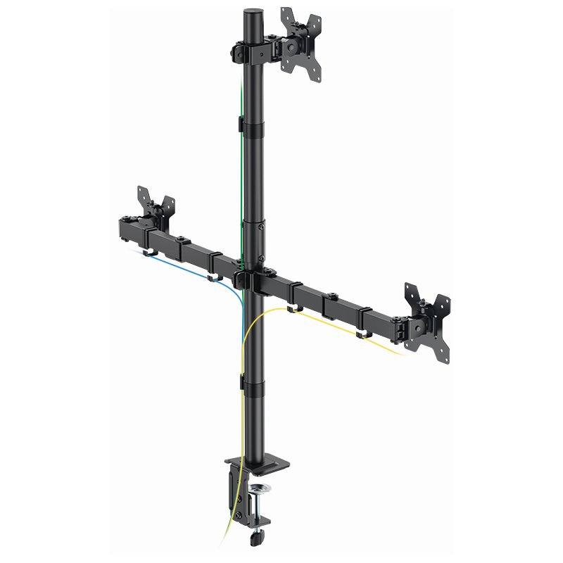 LogiLink support moniteur BP0218, 17-27 pouces, avec pince, VESA 75×75/100×100