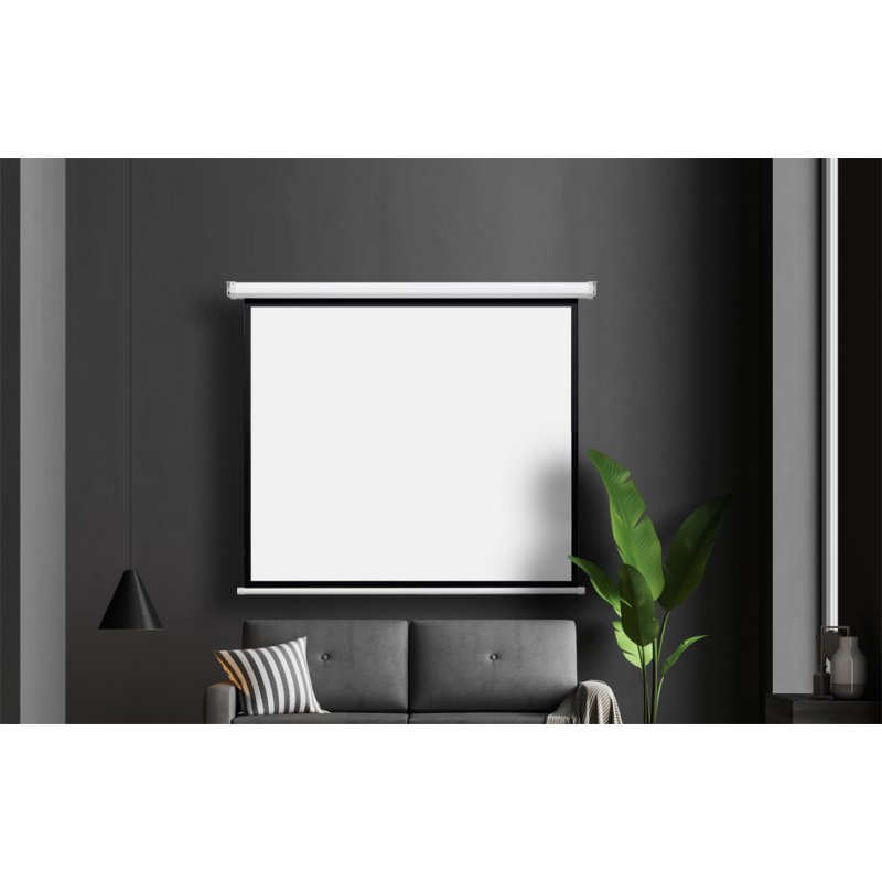 magnetoplan elektris projectiescherm, wit, 2000×1500 mm, 4K HD