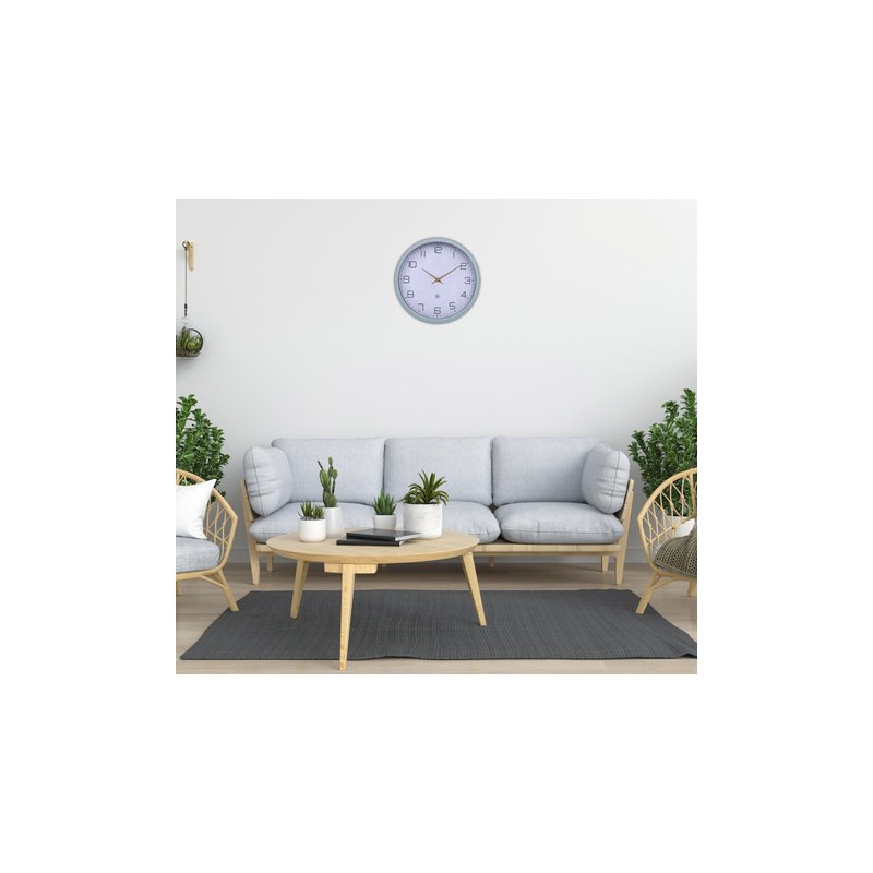 NEXTIME wandklok nXt, bioplastic, geruisloos, 300 mm