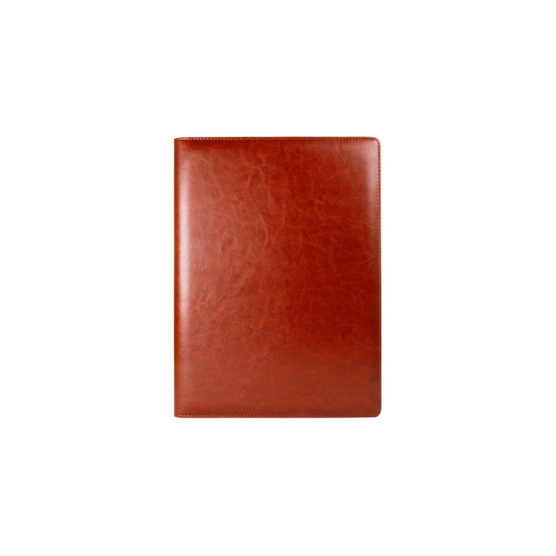 multo schrijfmap Hannibal, A4, kunstleder, cognac