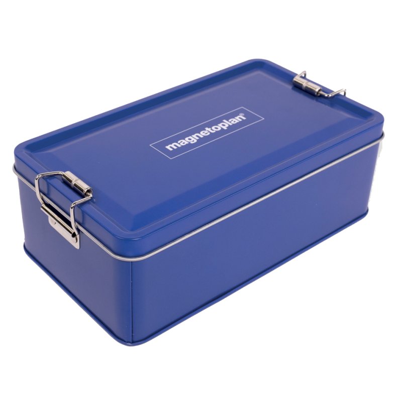 magnetoplan Whiteboard Premium Kit, metal box, cleaning spray and markers