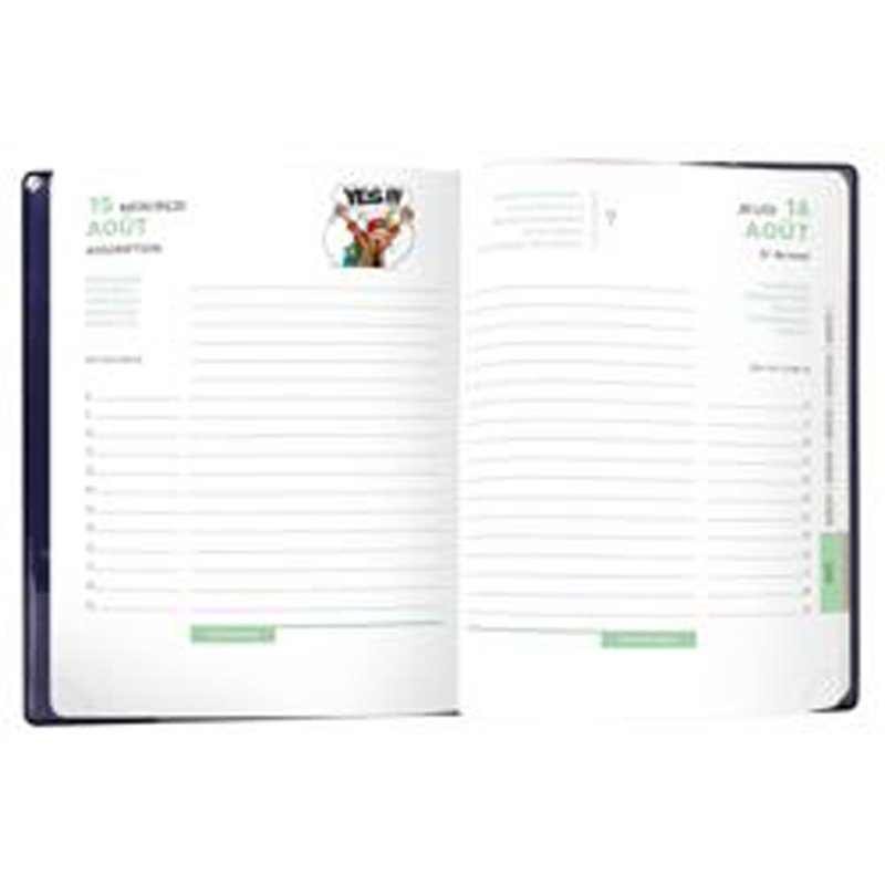 EXACOMPTA agenda FORUM Campus, 120×170 mm, 1 jour par page, août-juillet