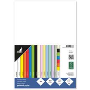 kangaro papier Kanga, A4, zwart, 160 g/m², 50 vel