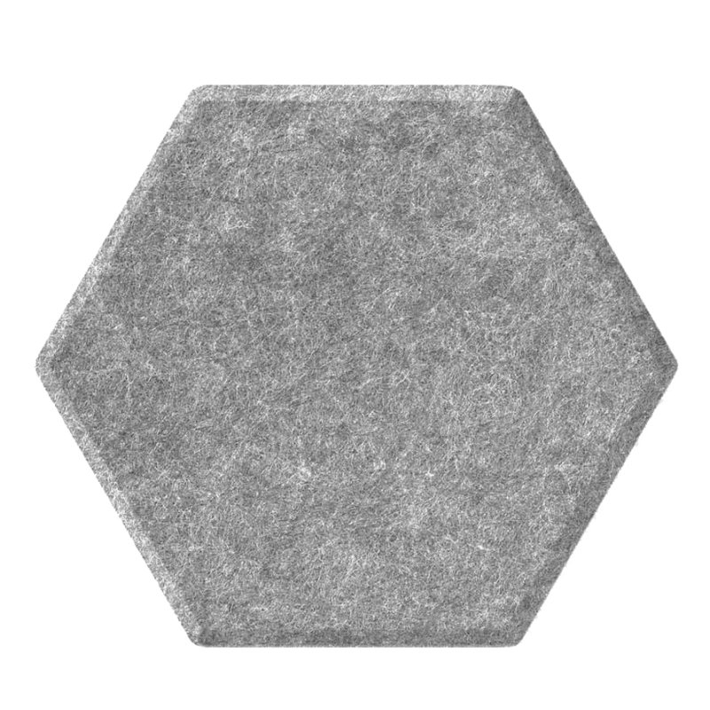 magnetoplan panneaux muraux acoustiques ecoAware, hexagone, bleu, 6 pièces