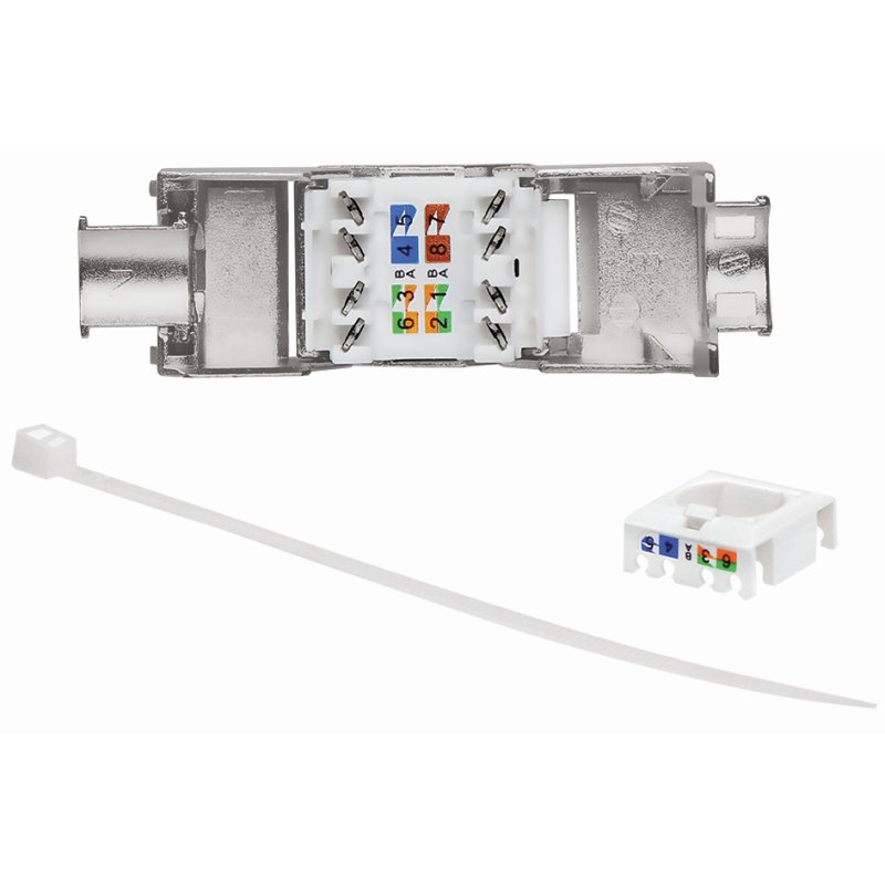 LogiLink Professional Module Keystone Cat.6A, classe EA, blindée, 10 Gbit/s
