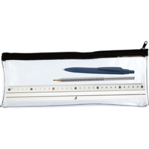 kangaro etui, PVC, 330 × 125 mm, transparant