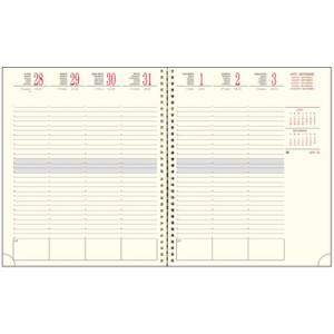 EXACOMPTA agenda SAD 22S Méline 2026/27, spiraal, 185 x 225 mm, 3 stuks