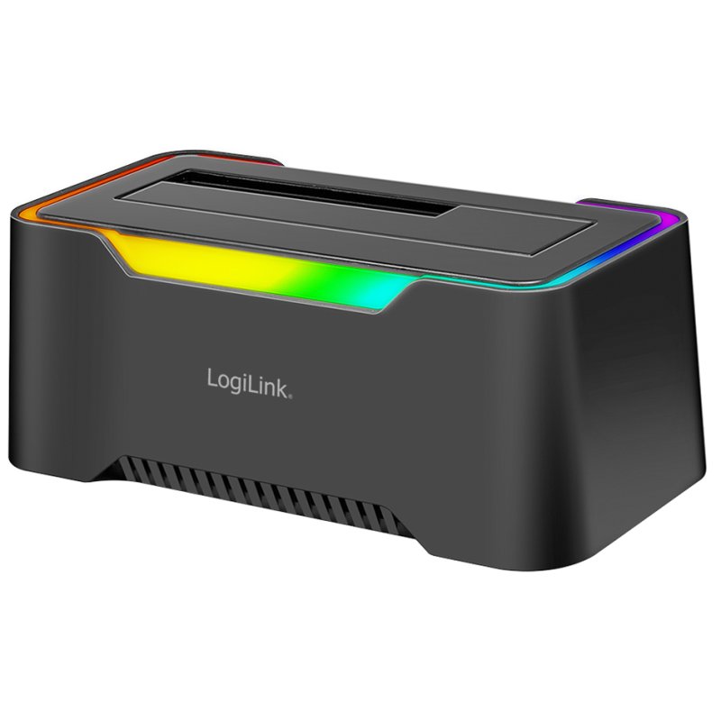 LogiLink USB-C 3.2 station d'accueil disque dur, 2.5/3.5 pouces SATA, noir
