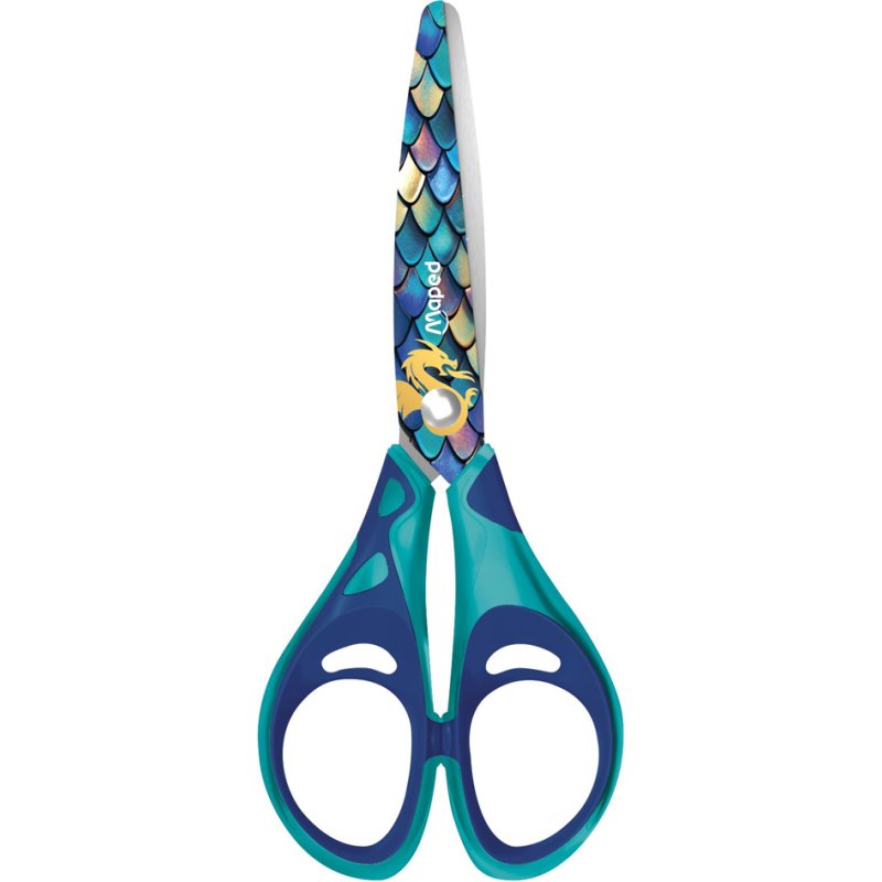 Maped scissors DRAGON, 13 cm, soft-grip handles, for children