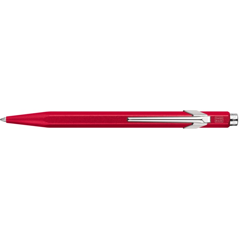 CARAN D'ACHE drukbalpen 849 Colormat-X, violet, navulbaar, blauwe inkt