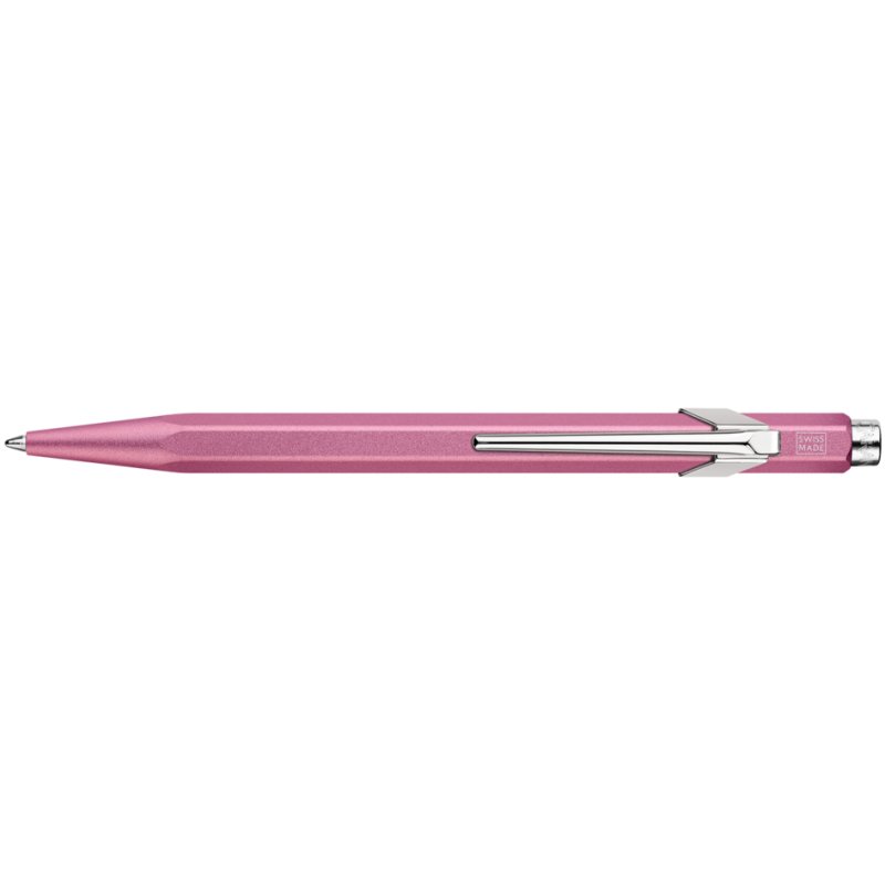 CARAN D'ACHE stylo à bille 849 Colormat-X, rechargeable, turquoise, aluminium