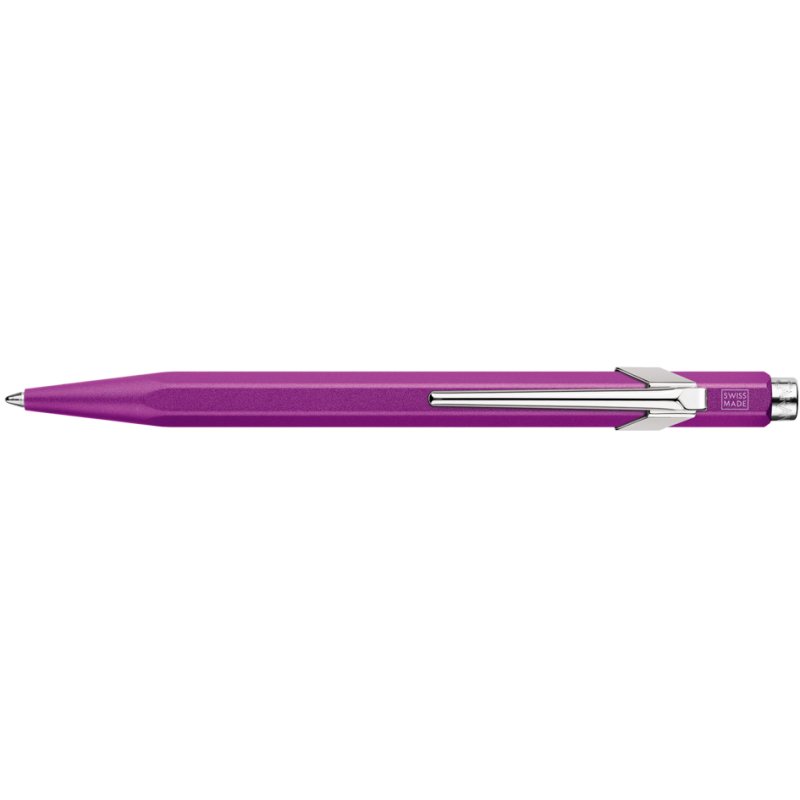 CARAN D'ACHE stylo à bille 849 Colormat-X, rechargeable, turquoise, aluminium