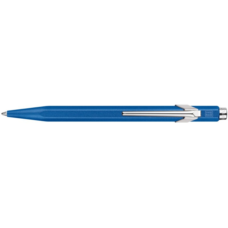 CARAN D'ACHE stylo à bille 849 Colormat-X, rechargeable, turquoise, aluminium
