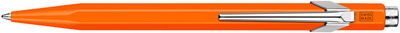 CARAN D'ACHE drukbalpen 849 POPLINE FLUO, navulbaar, oranje, medium blauw