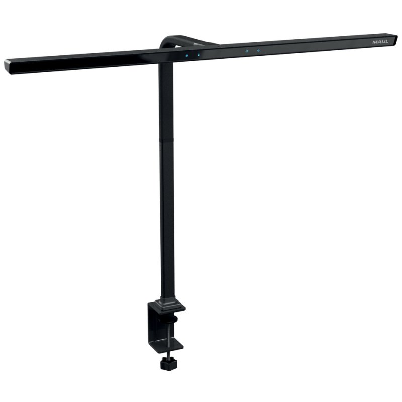 MAUL LED monitor lamp MAULgate, clamp base, dimmable, black