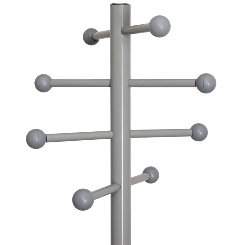 MAUL porte-manteau MAULsaphir Lite, 1710 mm haut, gris
