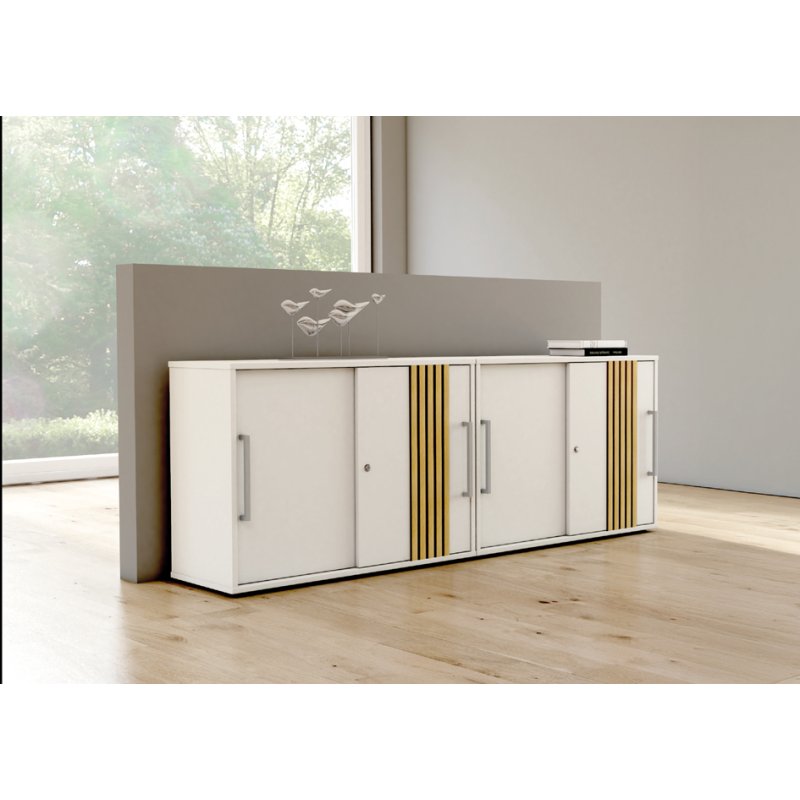 kerkmann sideboard Oxford, 2 portes coulissantes, anthracite, verrouillable