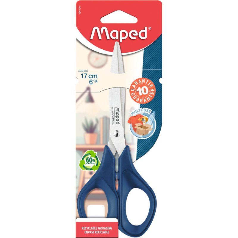 Maped ciseaux ADVANC, 170 mm, acier inoxydable, plastique recyclé