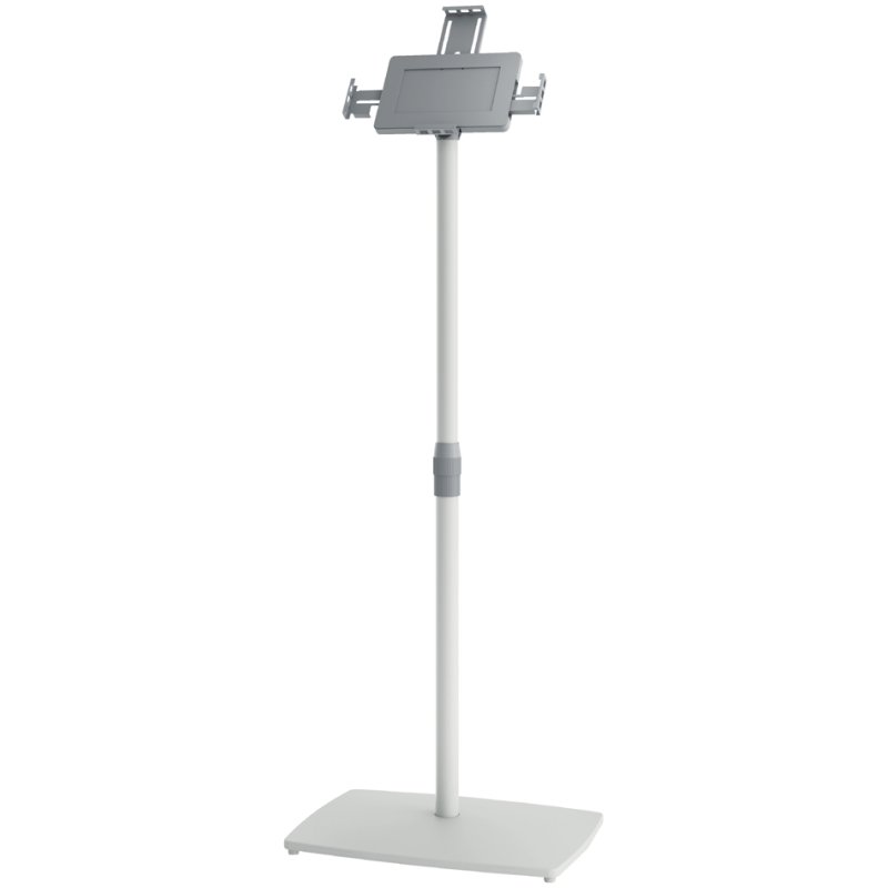FRANKEN tabletstandaard PRO Universal, wit, hoogte verstelbaar 690-1190 mm, afsluitbaar