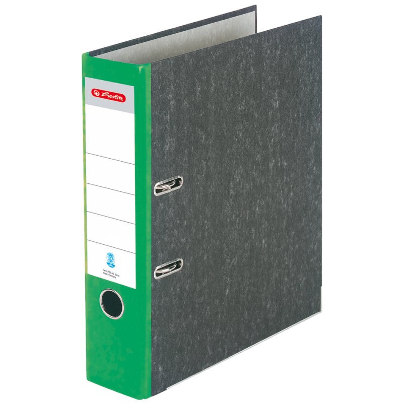 herlitz maptrommel natuur, groen, A4, 20 stuks