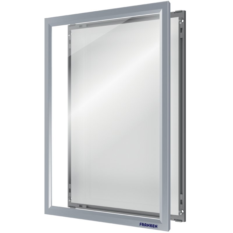 FRANKEN clipframe ECO, A4, zilver, aluminium