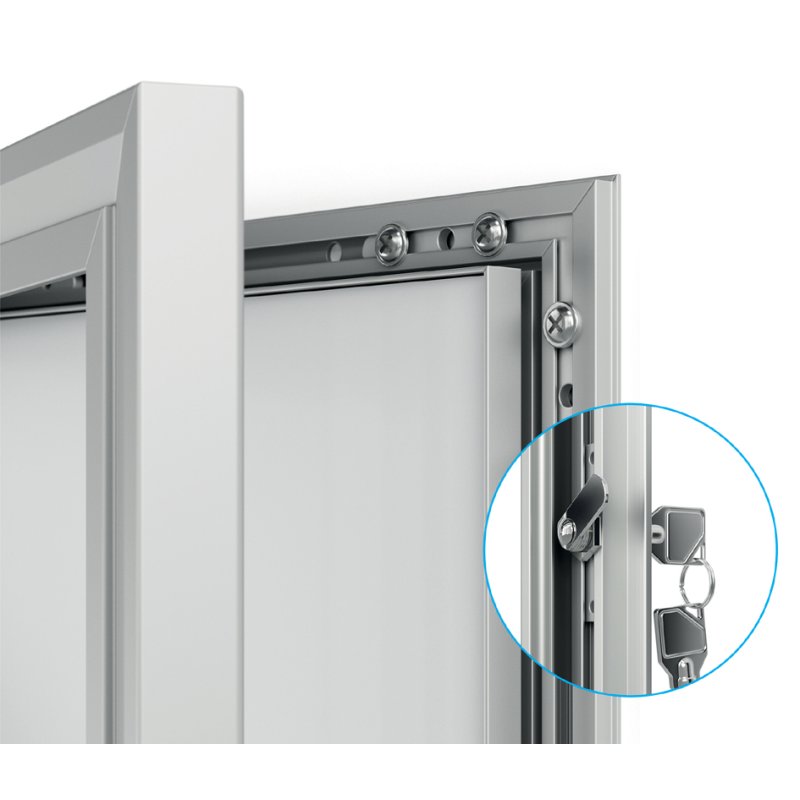 FRANKEN poster frame PRO Security, A4, silver