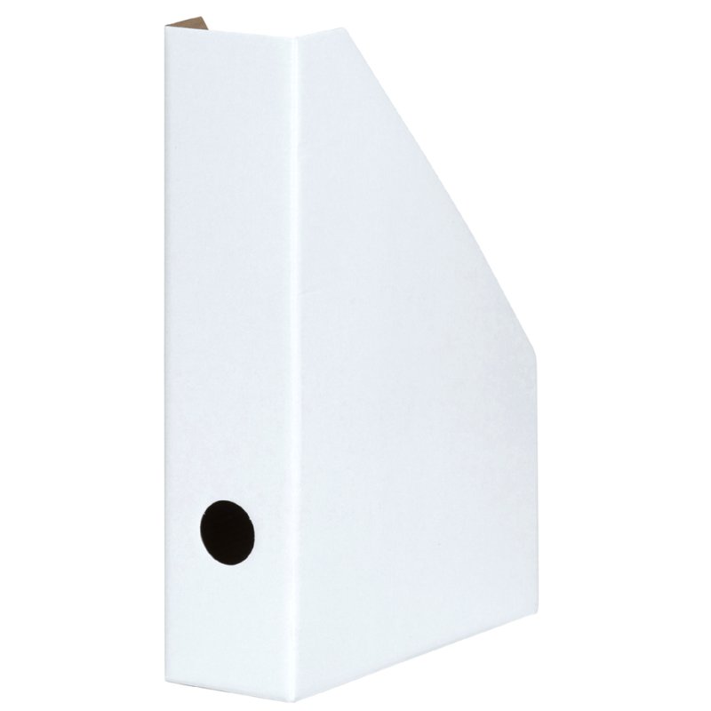 herlitz classeur debout A4 étroit, blanc, avec poignée, 60 pièces