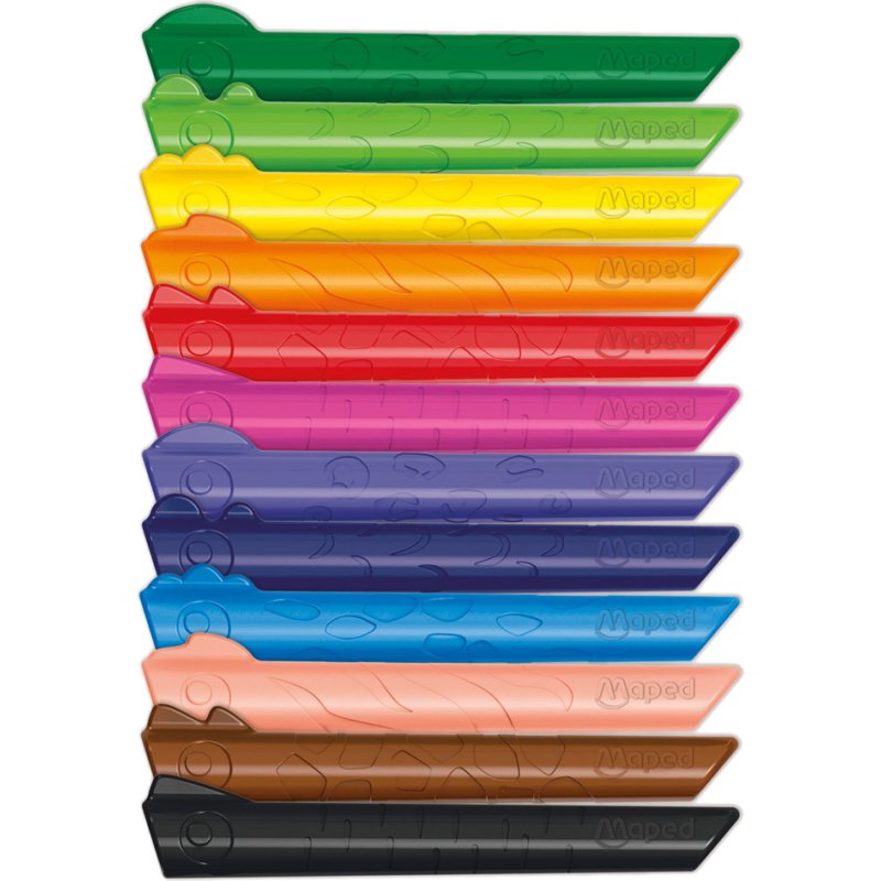Maped coloured pencils COLOR'PEPS INFINITY, triangular, 12 pieces, metal tin