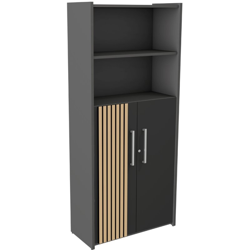 Kerkmann armoire Oxford 5OH, verrouillable, blanc, 800×360×1830 mm