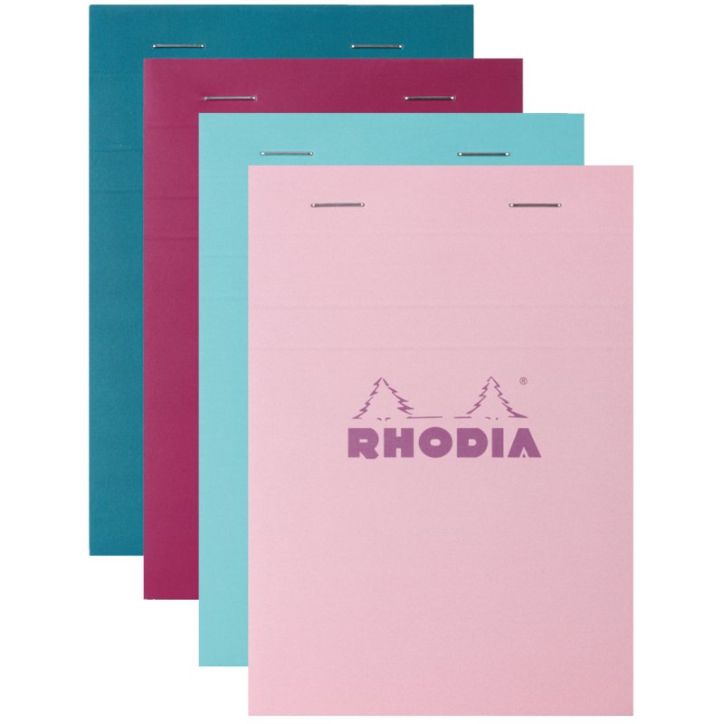 RHODIA bloc-notes No. 16, A5, quadrillé, couleurs assorties