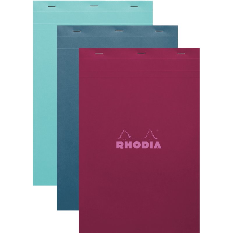 RHODIA bloc-notes No. 19, A4+, quadrillé 5×5 mm, 80 feuilles