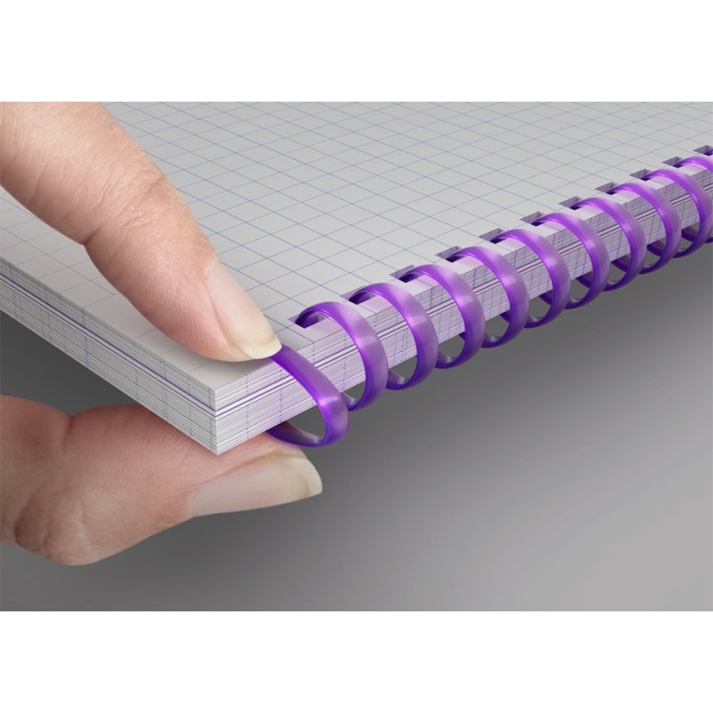 Oxford cahier Smart A4, quadrillé, reliure spirale souple, 10 pièces