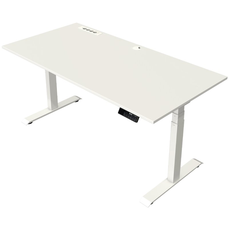 Kerkmann sit-stand desk Move boost, electrically adjustable, oak, 180×80 cm