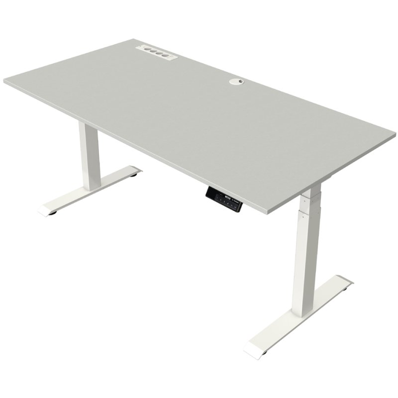 Kerkmann sit-stand desk Move boost, electrically adjustable, oak, 180×80 cm