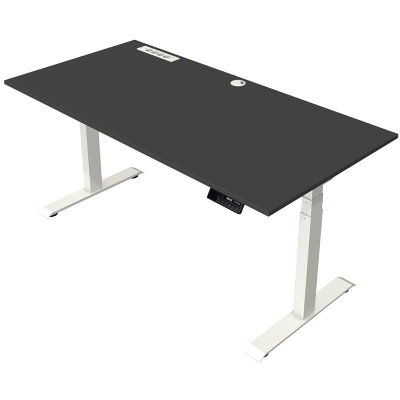 Kerkmann sit-stand desk Move boost, electrically adjustable, oak, 180×80 cm