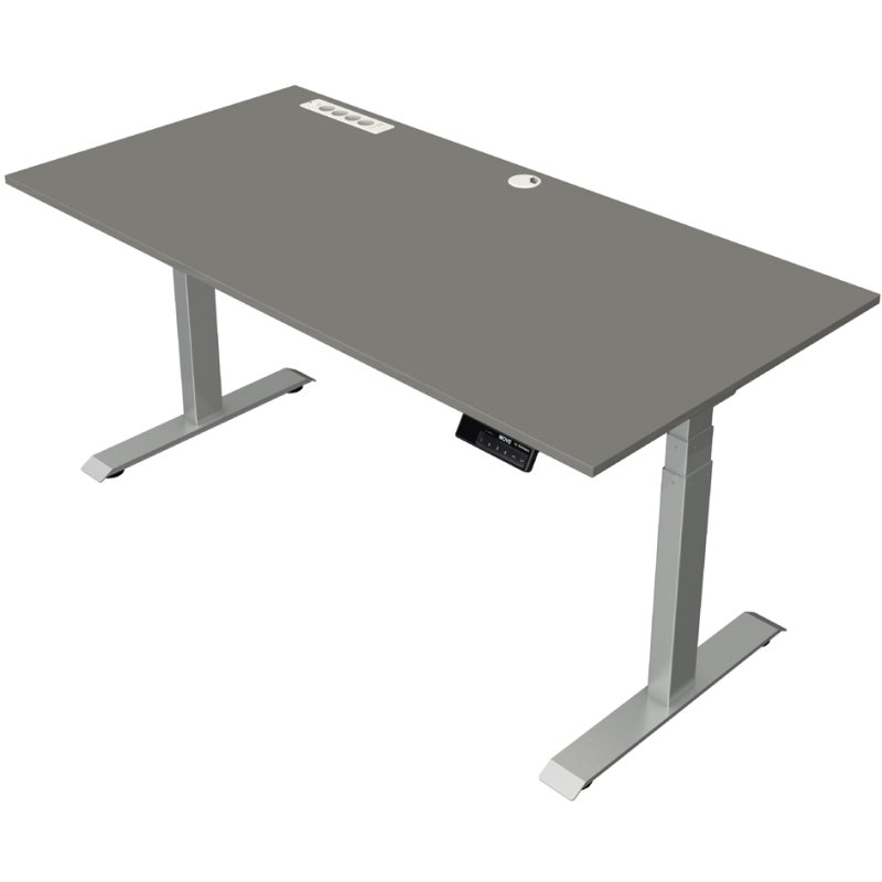 Kerkmann bureaux assis-debout Move boost, réglable électriquement, 1600×800 mm, érable