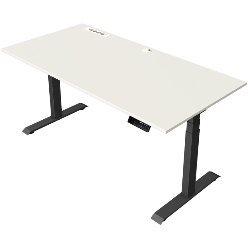 kerkmann sit-stand desk Move boost, electrically adjustable, 180×80 cm, ash