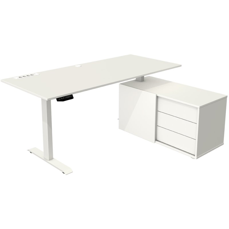 kerkmann workstation Move boost, sit-stand desk electric, maple