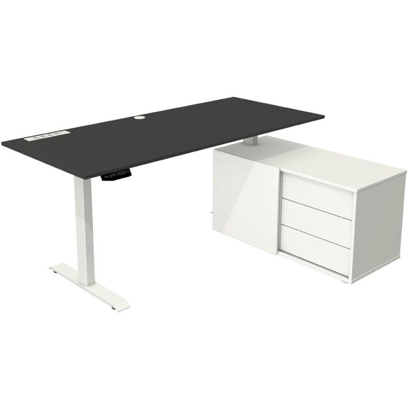 kerkmann workstation Move boost, sit-stand desk electric, maple
