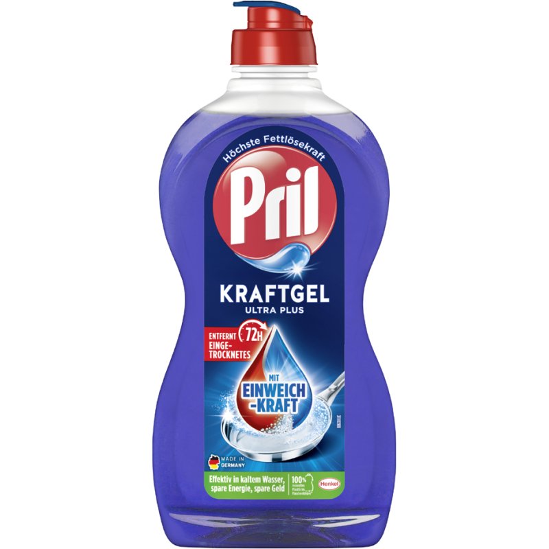 Pril afwasmiddel KRAFTGEL ULTRA PLUS, geconcentreerd, 450 ml