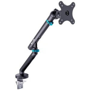 DIGITUS monitorarm met klem, wit, tot 35 inch, volledig beweegbaar