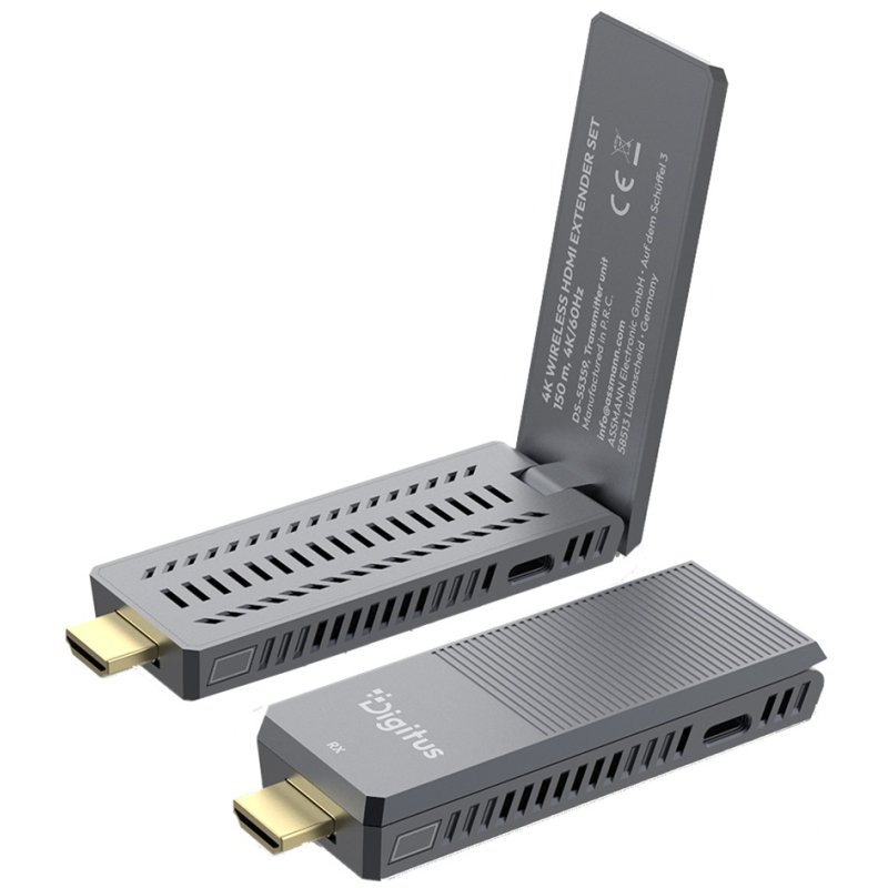 DIGITUS 4K Wireless HDMI Extender Set, 150 m, 4K/60Hz