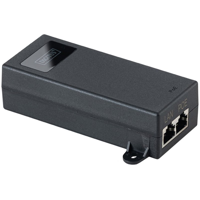 DIGITUS Gigabit Ethernet PoE++ injector, 802.3bt, 60 watts, black