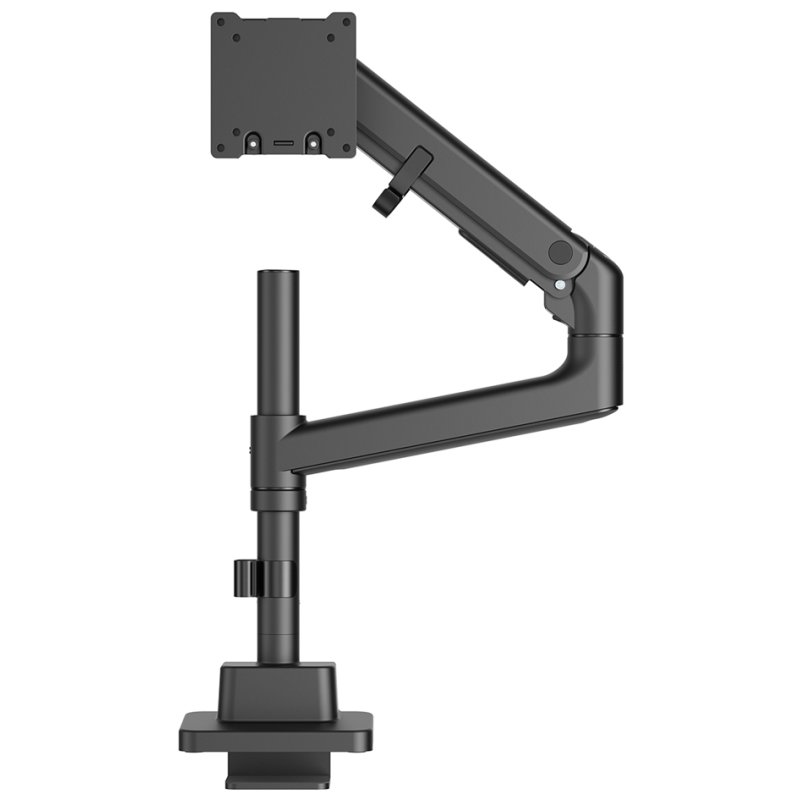DIGITUS monitorarm single, met klem, tot 57 inch, wit