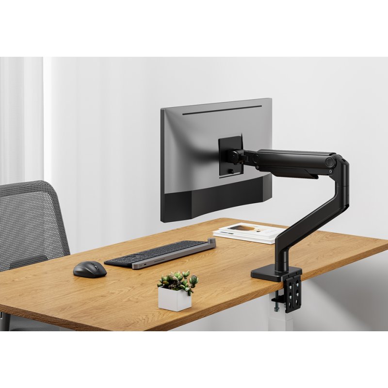 DIGITUS monitorarm, met klem, tot 49 inch, volledig verstelbaar