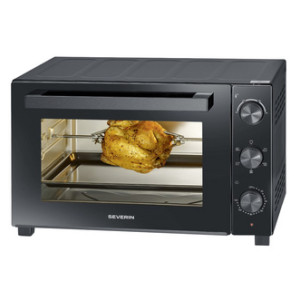 SEVERIN Back & Toast TO 2076, heteluchtfunctie, 46 liter, zwart
