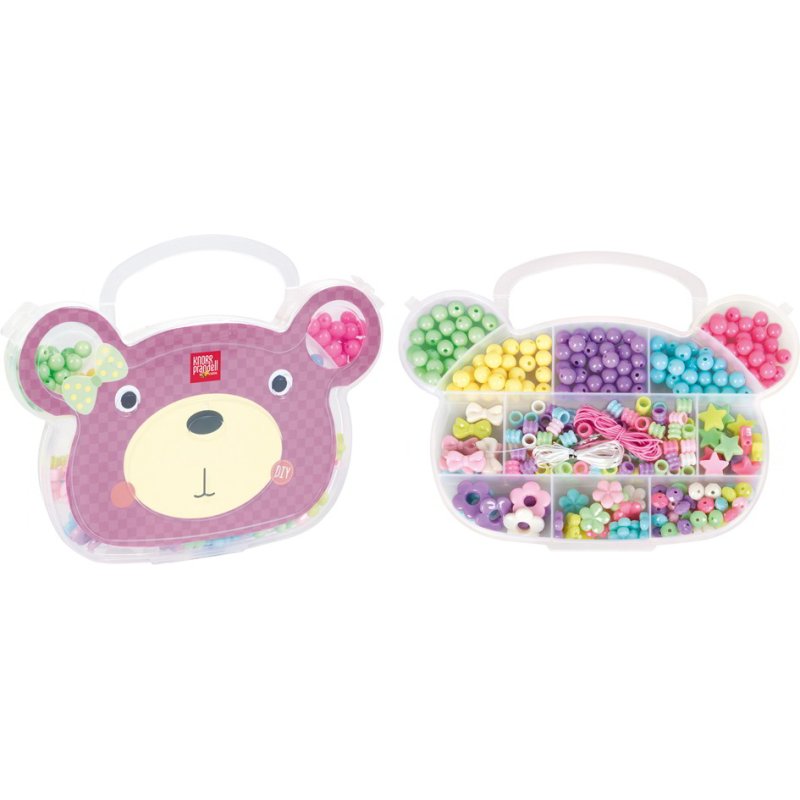 KNORR prandell mélange de perles ensemble bijoux Teddy, couleurs assorties, 68 g