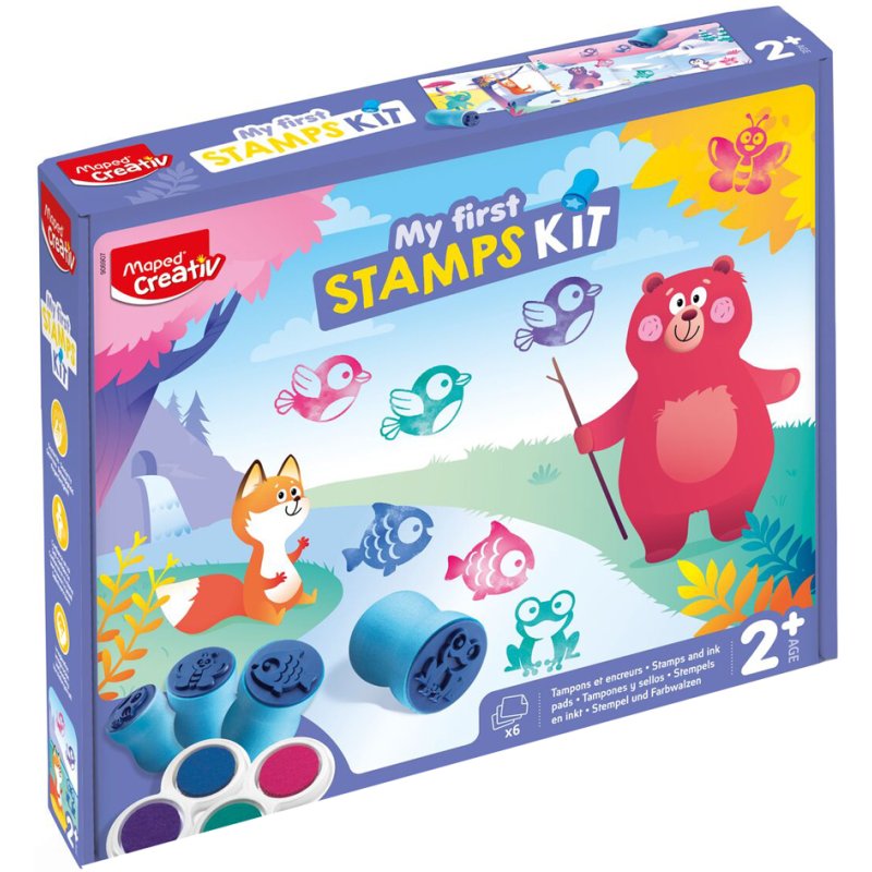 Maped CREATIV my first stamp set animal motifs, 11 pieces, from 2 years